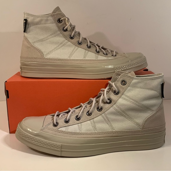 🏜[BRAND NEW] CONVERSE CHUCK 70 HIGH GORE-TEX PAPYRUS LIGHT BONE MENS SIZE 11🏜 - Picture 5 of 15